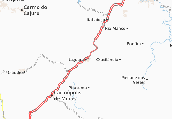 Itaguara Map