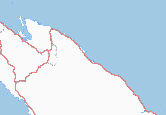 Kaart Plattegrond Pouebo