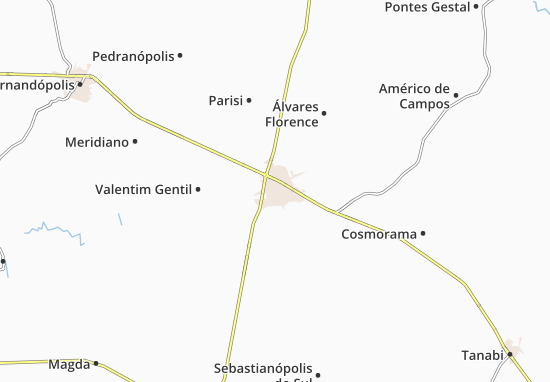 Karte Stadtplan Votuporanga