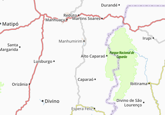 Karte Stadtplan Alto Jequitibá