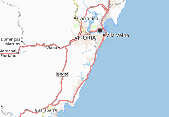 Karte Stadtplan Vila Velha