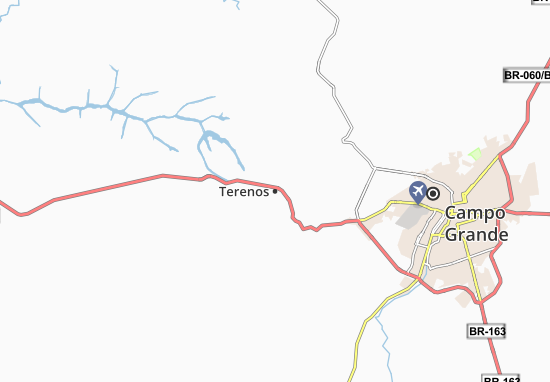 Karte Stadtplan Terenos