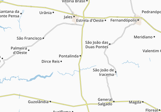 Kaart Plattegrond Pontalinda
