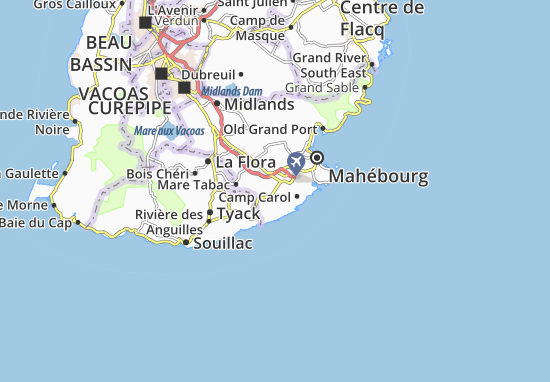 Karte Stadtplan Trois Boutiques