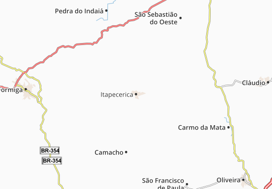 Karte Stadtplan Itapecerica