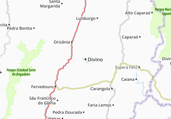 Karte Stadtplan Divino