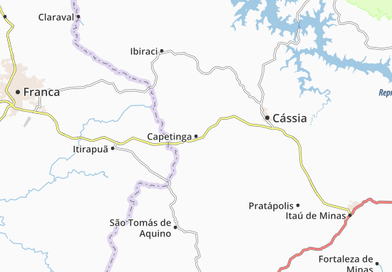 Kaart Plattegrond Capetinga