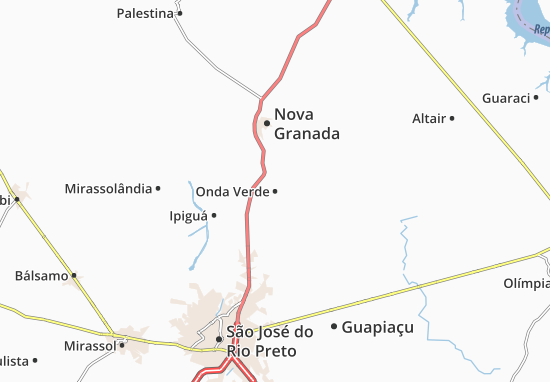 Karte Stadtplan Onda Verde