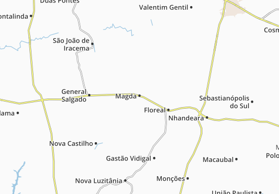 Kaart Plattegrond Magda