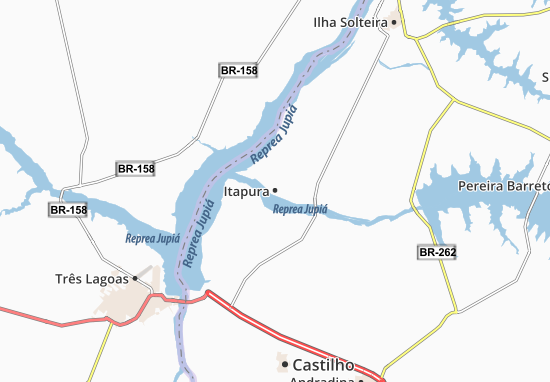 Karte Stadtplan Itapura