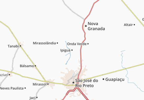 Karte Stadtplan Ipiguá