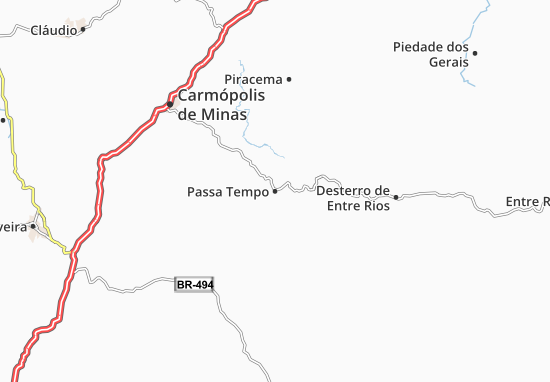Karte Stadtplan Passa Tempo