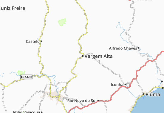 Vargem Alta Map