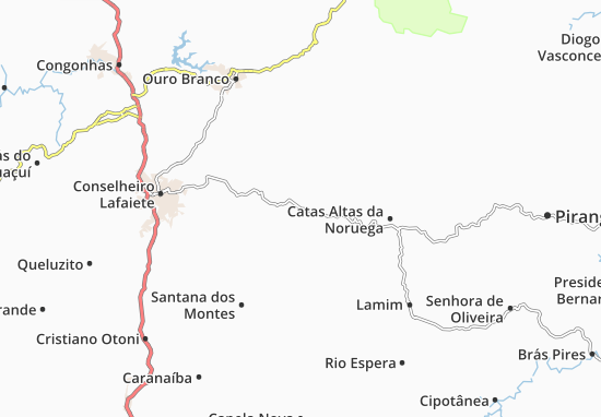 Itaverava Map