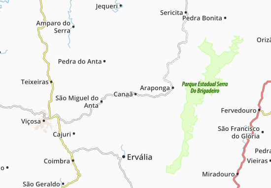 Kaart Plattegrond Canaã