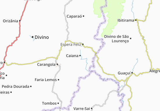 Karte Stadtplan Caiana