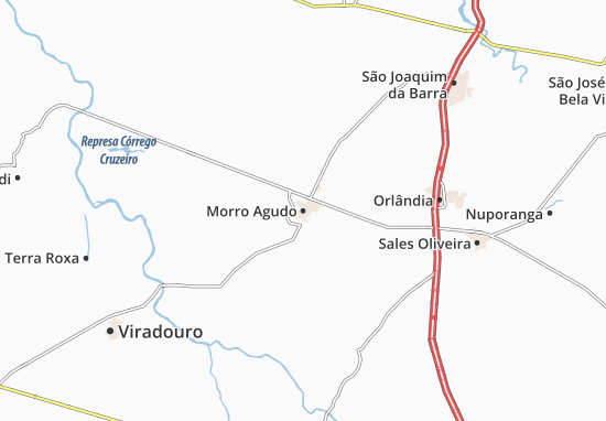 Morro Agudo Map