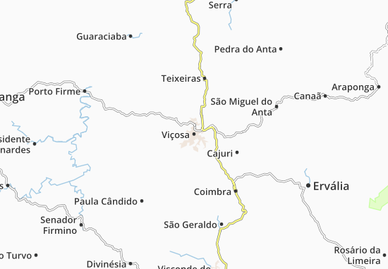 Kaart Plattegrond Viçosa