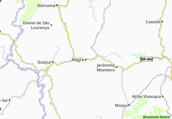 Karte Stadtplan Alegre