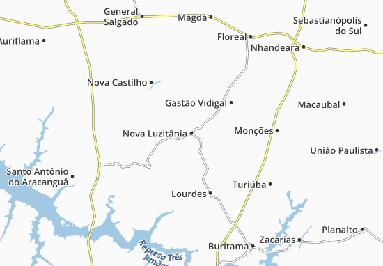 Mapa Nova Luzitânia
