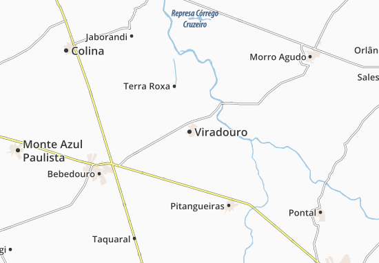 Karte Stadtplan Viradouro