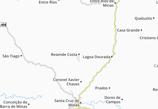 Mapa Resende Costa