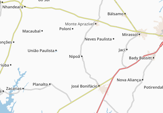 Mapa Nipoã