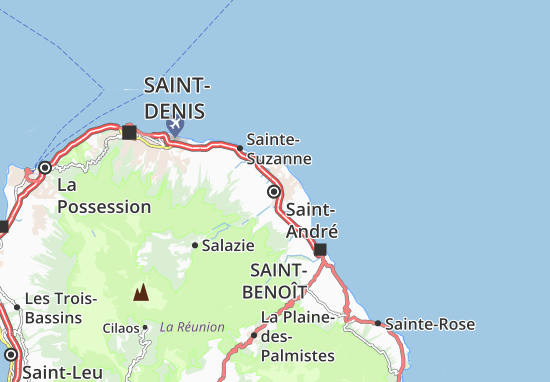 Mapa Saint-André
