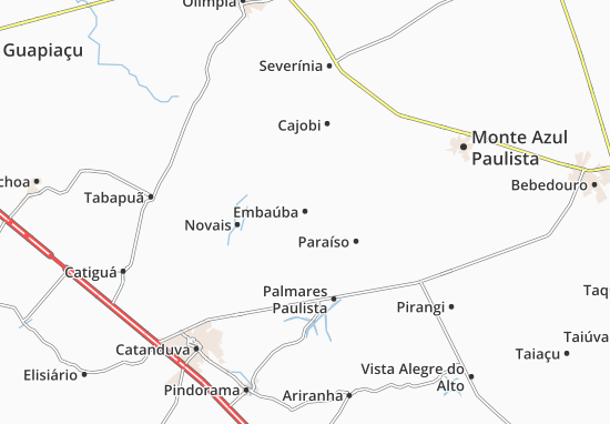 Karte Stadtplan Embaúba