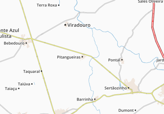 Kaart Plattegrond Pitangueiras