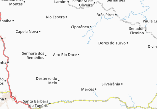 Mapa Alto Rio Doce