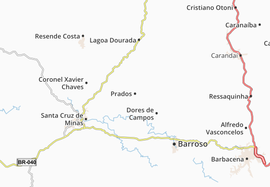 Kaart Plattegrond Prados