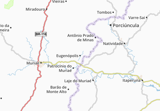 Mapa Eugenópolis