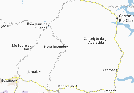 Nova Resende Map