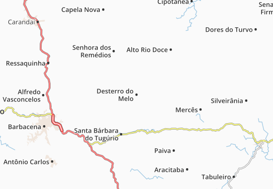 Desterro do Melo Map