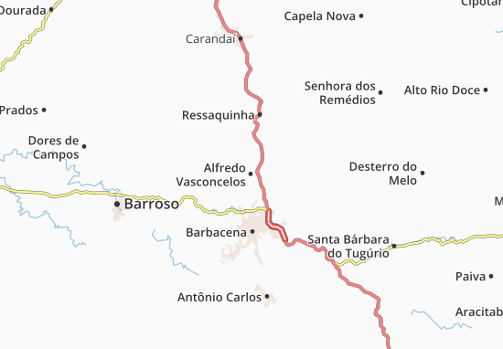 Alfredo Vasconcelos Map