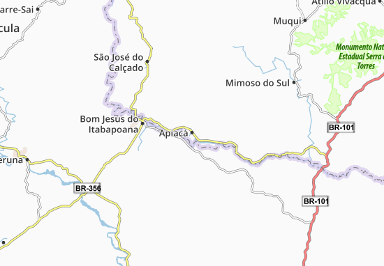 Kaart Plattegrond Apiacá
