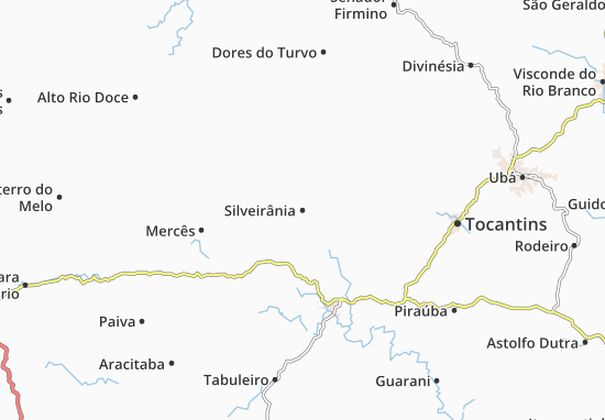 Kaart Plattegrond Silveirânia