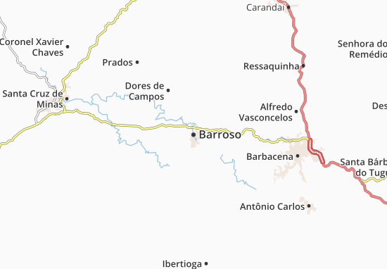 Karte Stadtplan Barroso