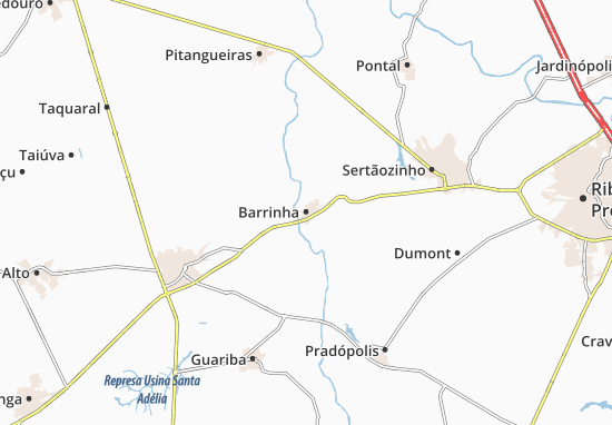 Karte Stadtplan Barrinha