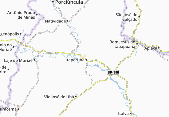 Karte Stadtplan Itaperuna