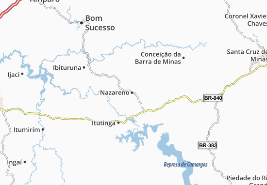 Karte Stadtplan Nazareno