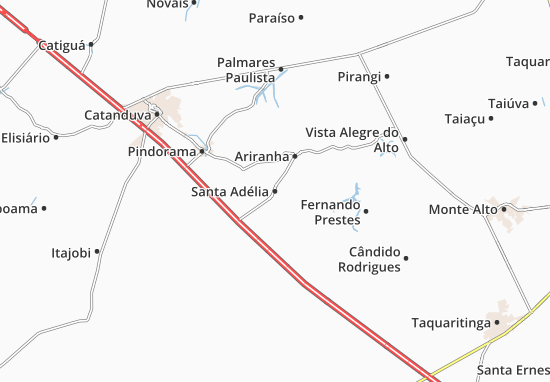 Mapa Santa Adélia