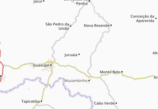 Karte Stadtplan Juruaia