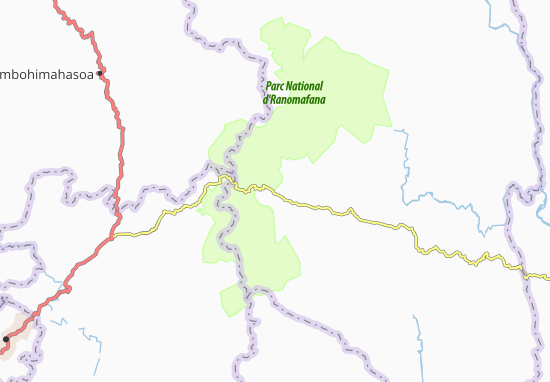 Mapa Ranomafana