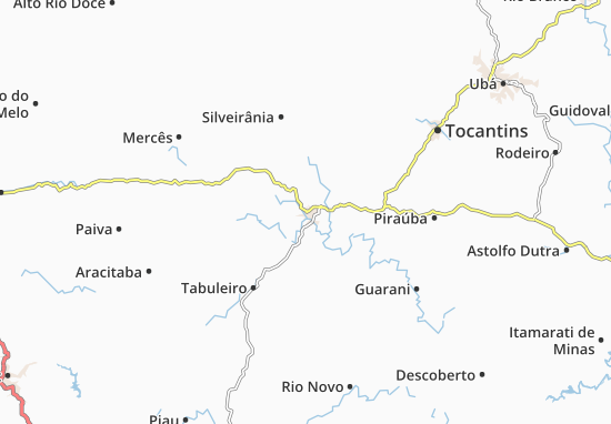 Mapa Rio Pomba