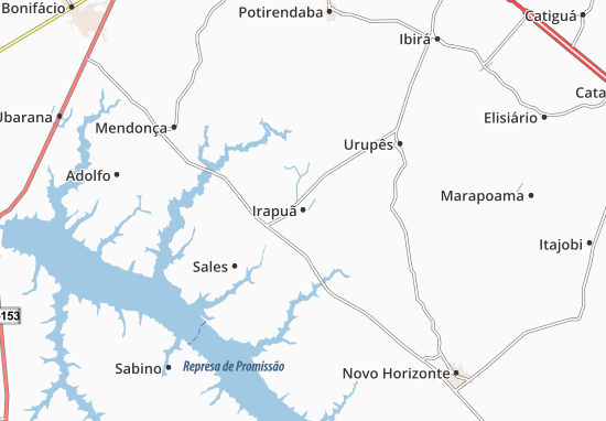 Irapuã Map