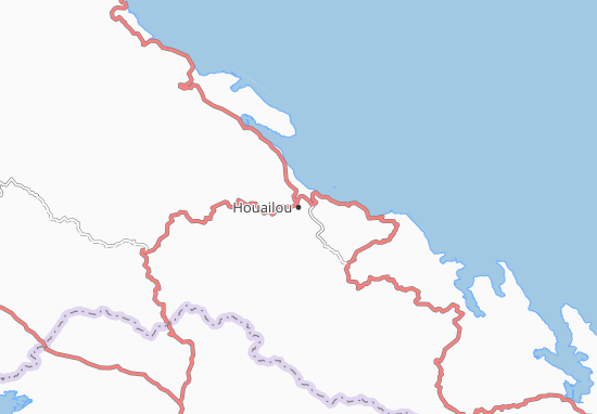 Kaart Plattegrond Houailou