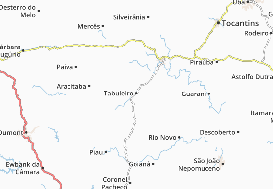 Karte Stadtplan Tabuleiro
