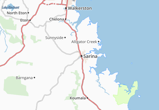 Sarina Map